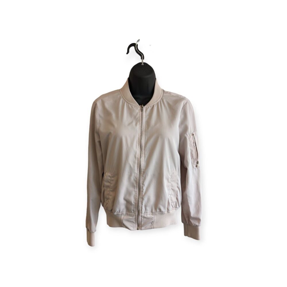 Casting LA Women's Light Jacket Bomber Size Small Color Beige